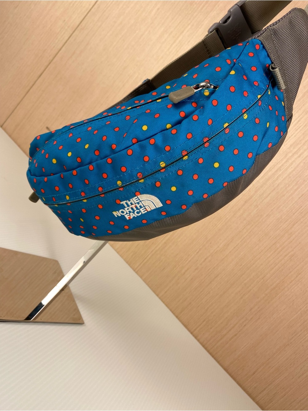 The North Face Blue Polka Dot Waist Bag